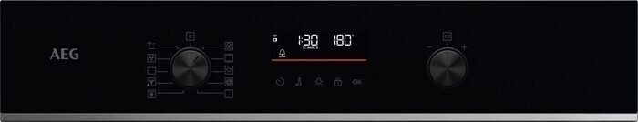 AEG Horno Compacto TA5PK401B SurroundCook SteamBake Cristal Negro 45 L Pirolítico Clase A+ - Imagen 2