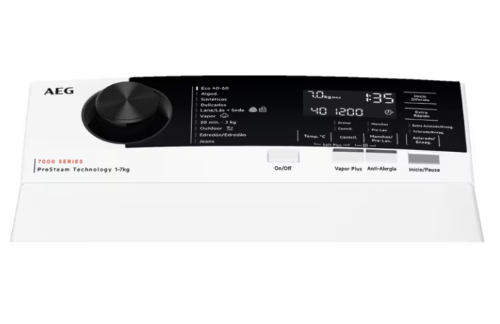 AEG Lavadora Carga Superior LTA7E7231E Serie 7000 ProSteam 7 kg 1200 rpm LCD Clase A - Imagen 5