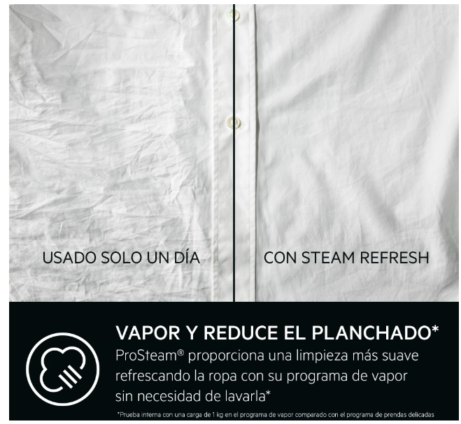 AEG Lavadora LFSR7304L2B 11kg ProSteam® 1400rpm Blanco Clase A - Imagen 4