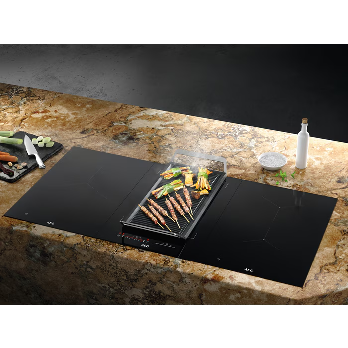 AEG Placa Inducción IKS42640KB FlexInducción Negra 36 cm 2 Zonas Puente PowerBoost OptiHeat - Imagen 3