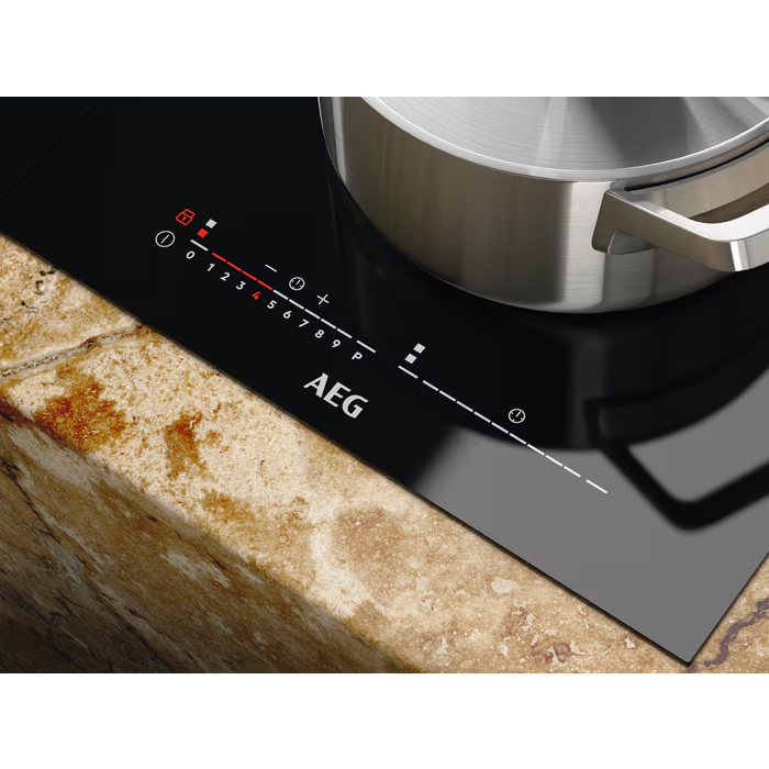 AEG Placa Inducción IKS42640KB FlexInducción Negra 36 cm 2 Zonas Puente PowerBoost OptiHeat - Imagen 4