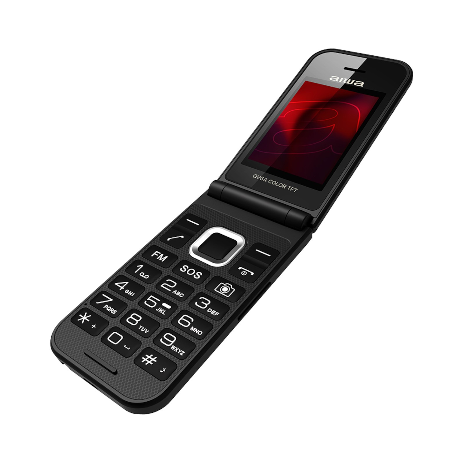 Aiwa Teléfono Móvil FP24BK 2,4" Dual SIM Negro - Imagen 3