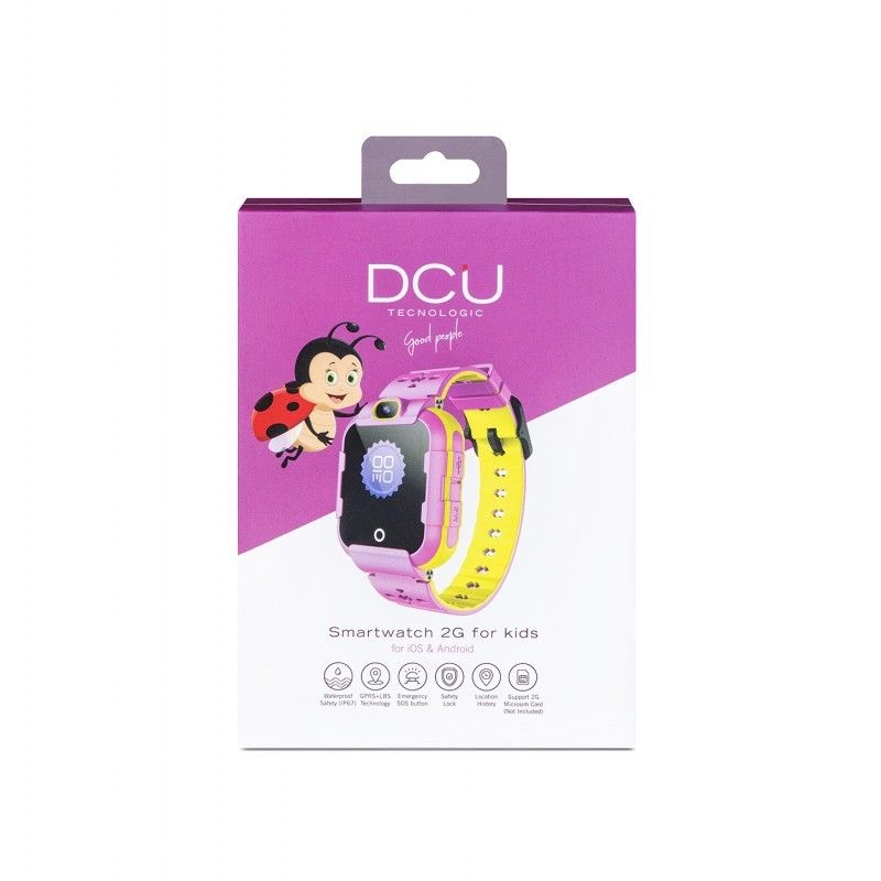 DCU RELOJ SMART PARA NIÑOS 2G ROSA/ AMARILLO REF. 34159000 - Imagen 4