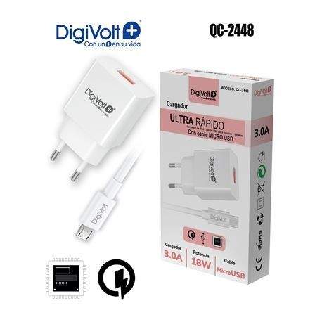 digivolt-cargador-usb-qc-2450-ultra-rapido-cable-tipo-c-3a-18w