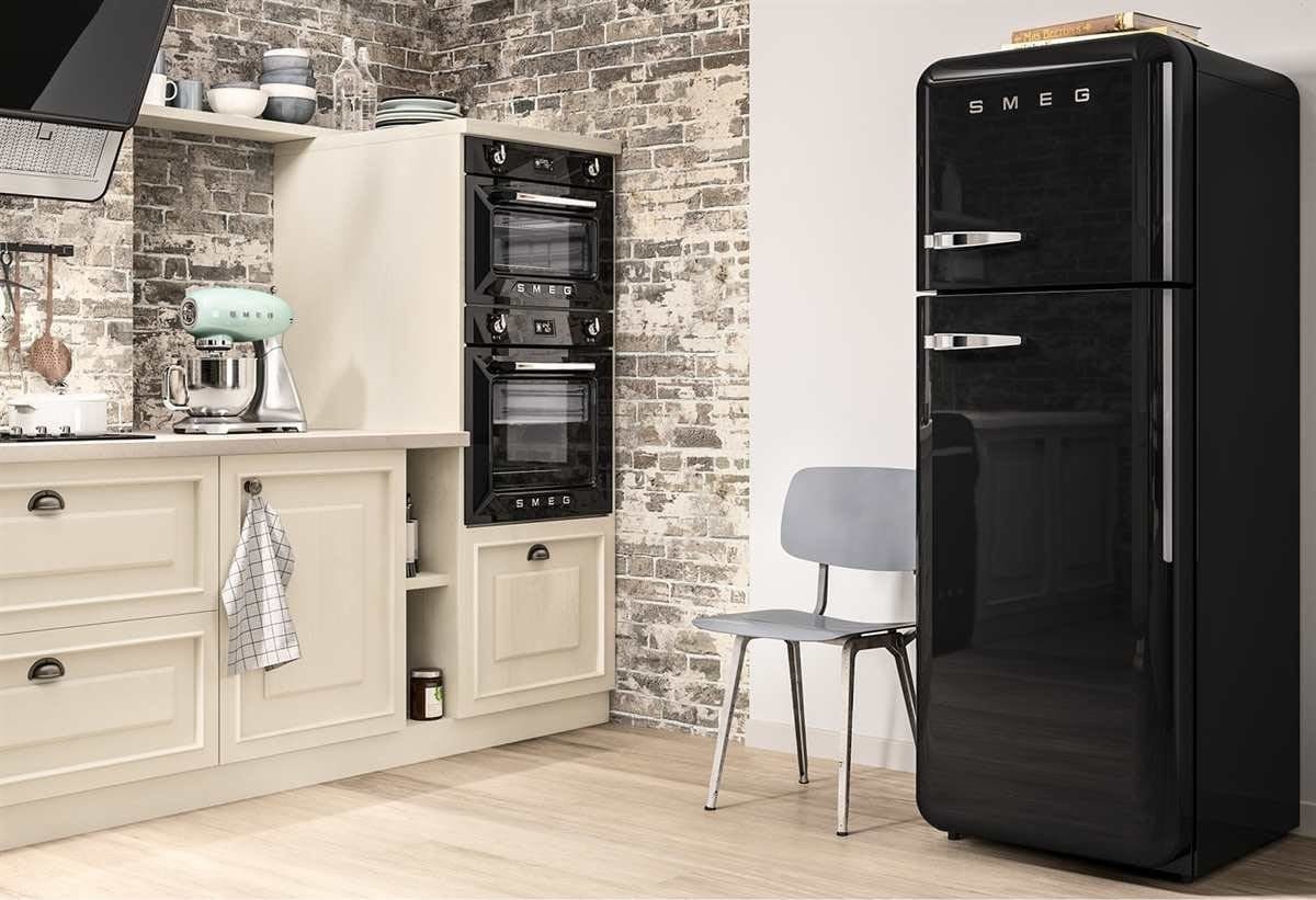 Smeg FAB30LBL5 nevera y congelador Independiente 294 L D Negro - Imagen 2