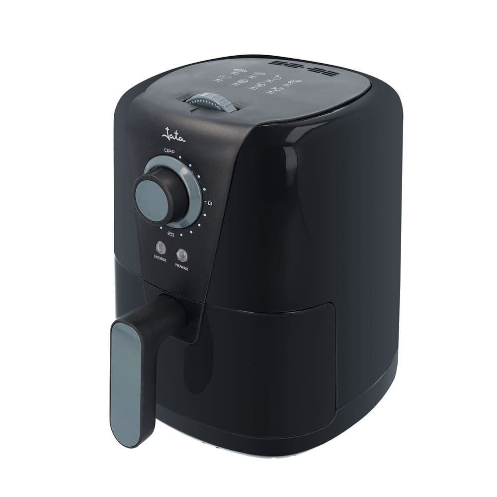 JATA JEFR1221 freidora Sencillo 1,5 L 1000 W Freidora de aire caliente Negro - Imagen 3