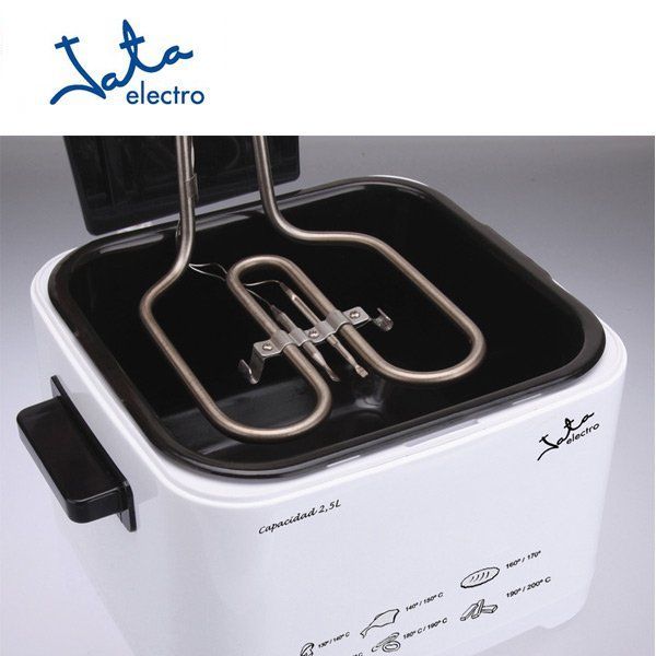 JATA FR278 freidora Sencillo 2,5 L Independiente 2000 W Blanco - Imagen 2