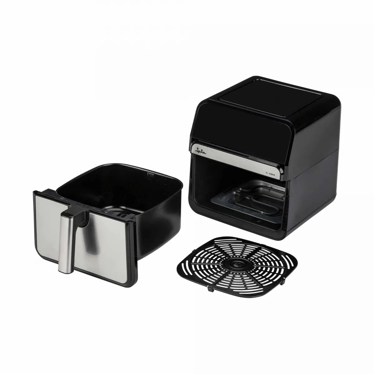 JATA FREIDORA JEFR-1242 NEGRA/INOX 8L DOBLE RESISTENCIA 2100w - Imagen 4