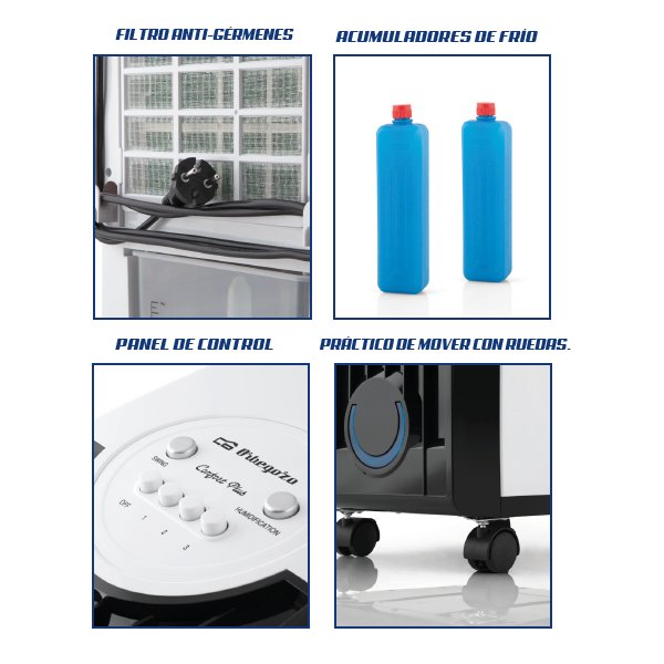 Orbegozo AIR 45 Climatizador evaporativo portátil - Imagen 2