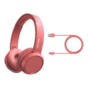 philips-auricular-tah4205rd-diadema-inalambrico-rojo