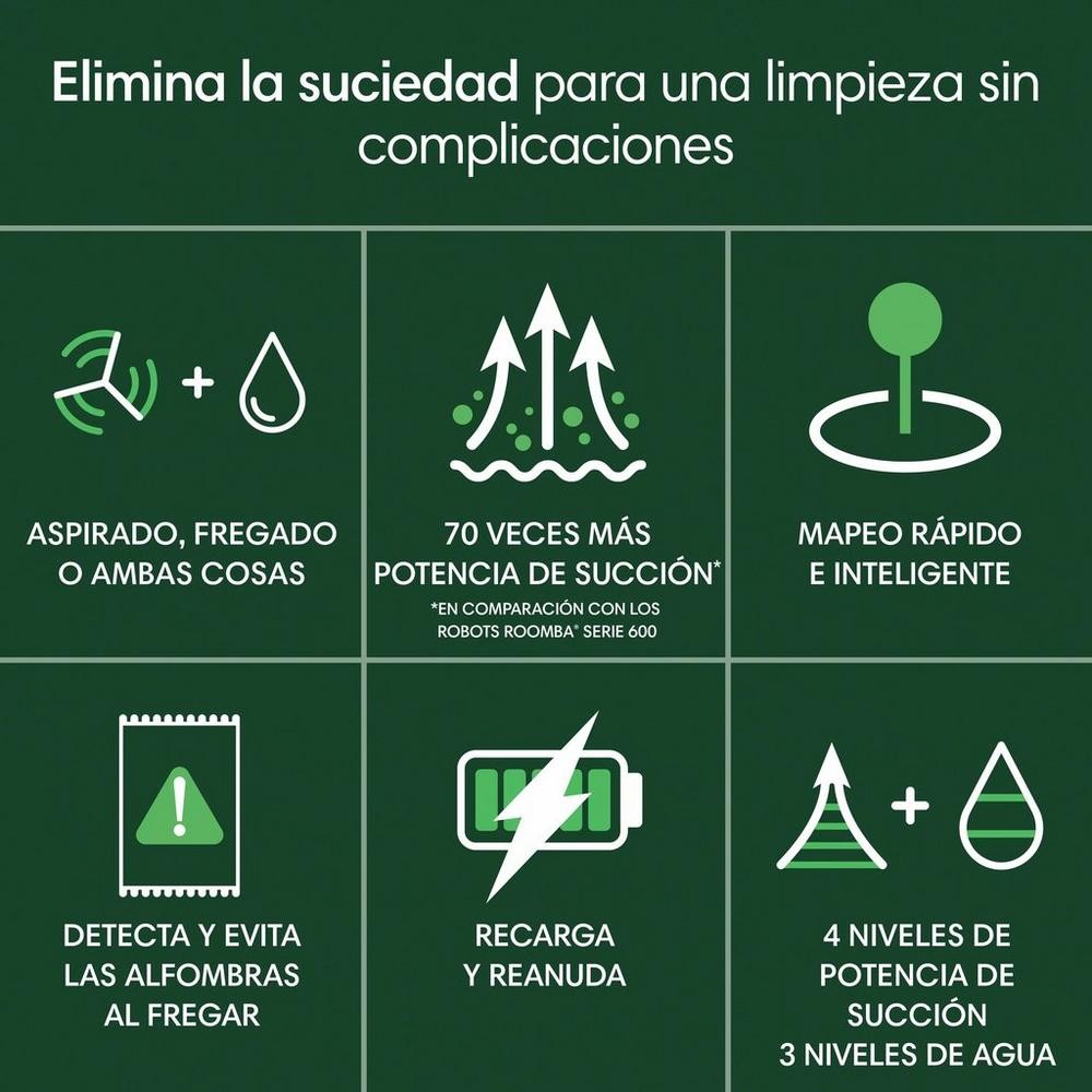 ROOMBA ROBOT ASPIRADOR 105 Y311040 FRIEGA WIFI - Imagen 7