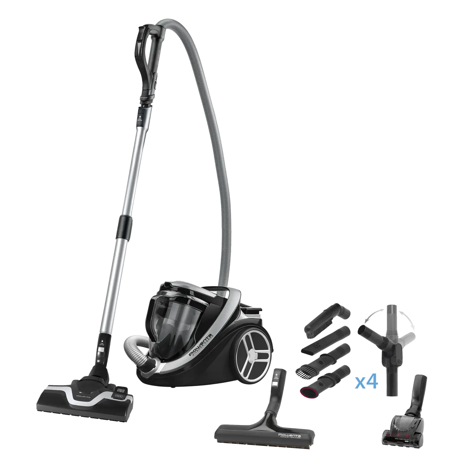 ROWENTA ASPIRADOR RO-7689EA TRINEO SIN BOLSA 2.5L SILENCE FORCE XXL 550W - Imagen 4